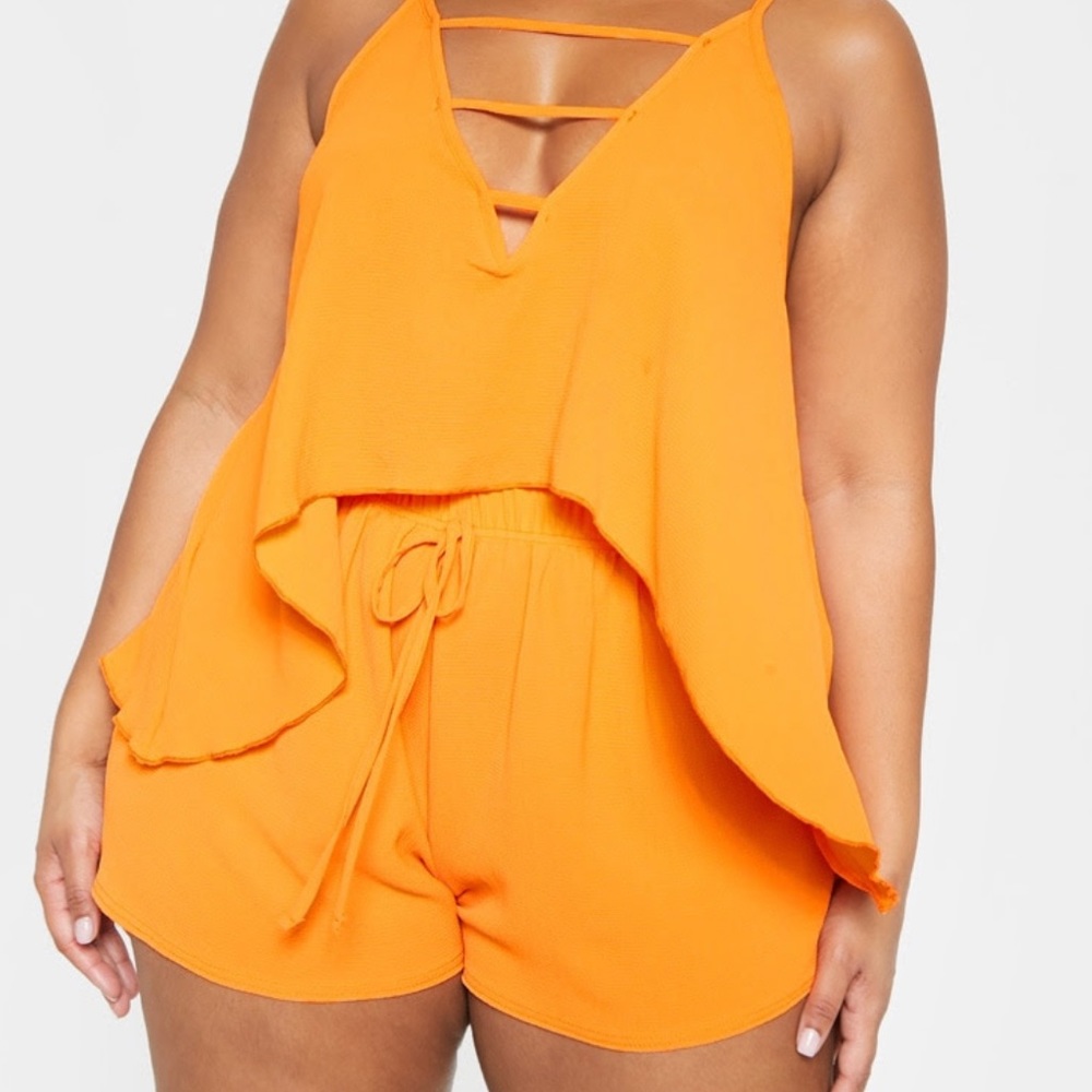 Orange Two Piece Set